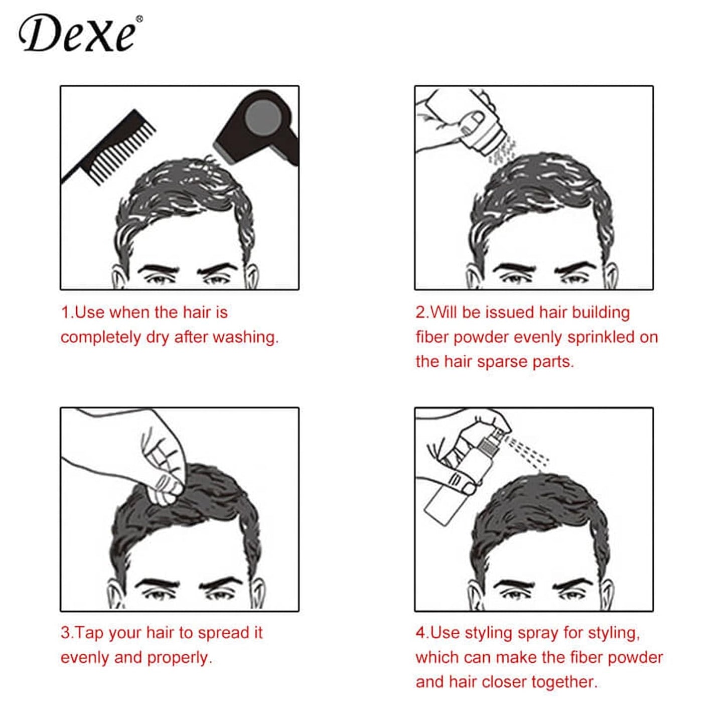 Dexe - Hair Building Fibers (Original)