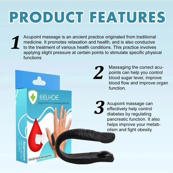 EELHOE - Sugar Control L14 Acupressure Point Clip (Original)