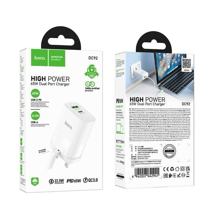 Hoco - Dual Port Charger (DC92)