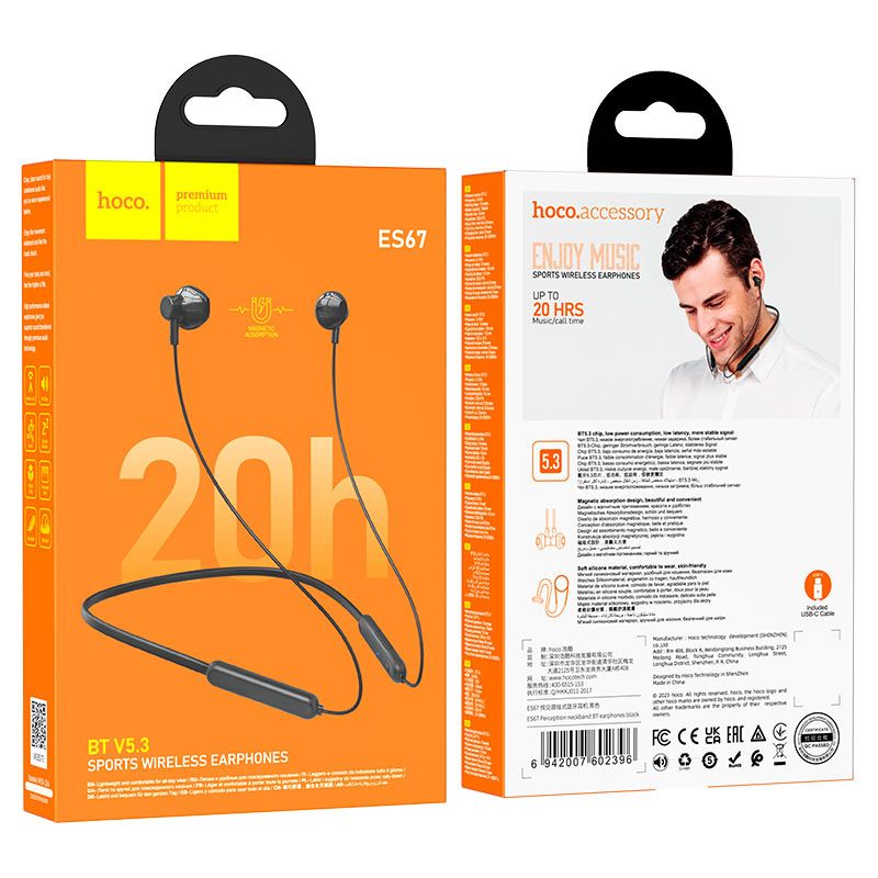 Hoco - Sports Wireless Earphones (ES67)