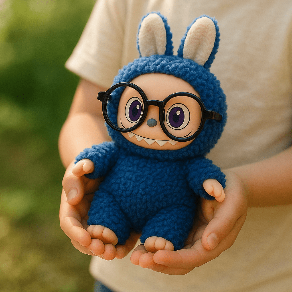 Labubu - Furry Bunny-Monster with Removable Glasses