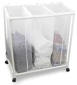 Laundry Basket with Clothing Sorter