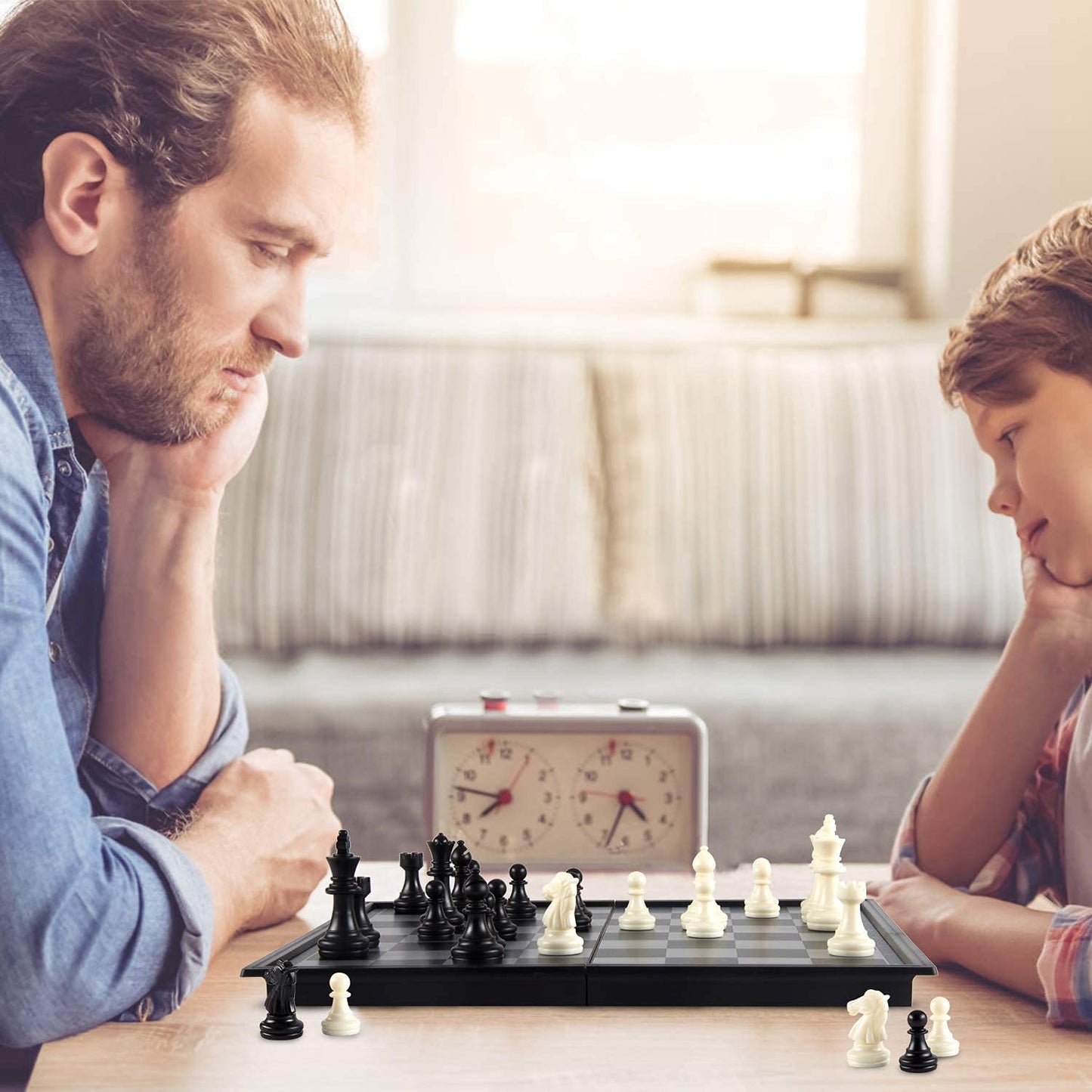 Magnetic & Folding Chess Set