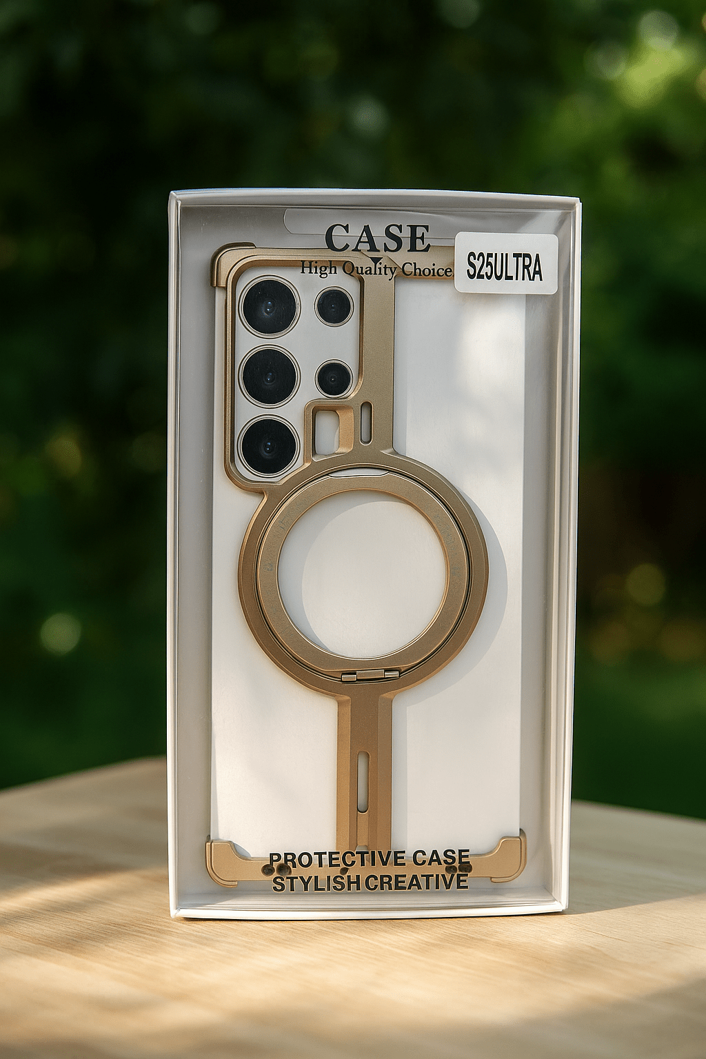 Magnetic Ring Armor Case