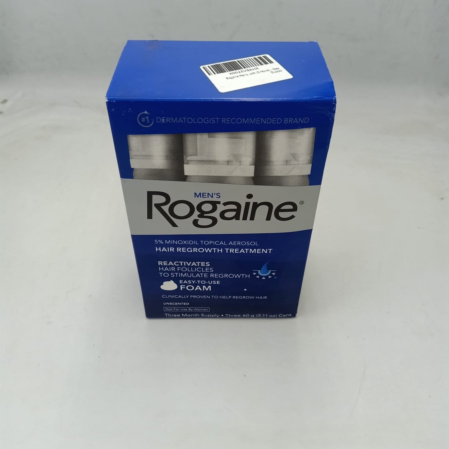 Men's 5% Minoxidil Unscented Foam (Original)