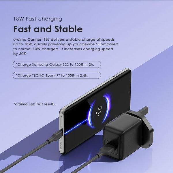 Oraimo - Cannon Home Charger (Original)