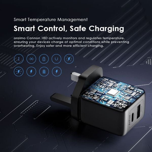 Oraimo - Cannon Wall Charger (Original)
