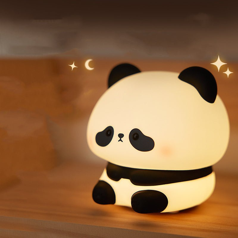 Silicone Panda Night Lamp – Cute LED Bedside Light