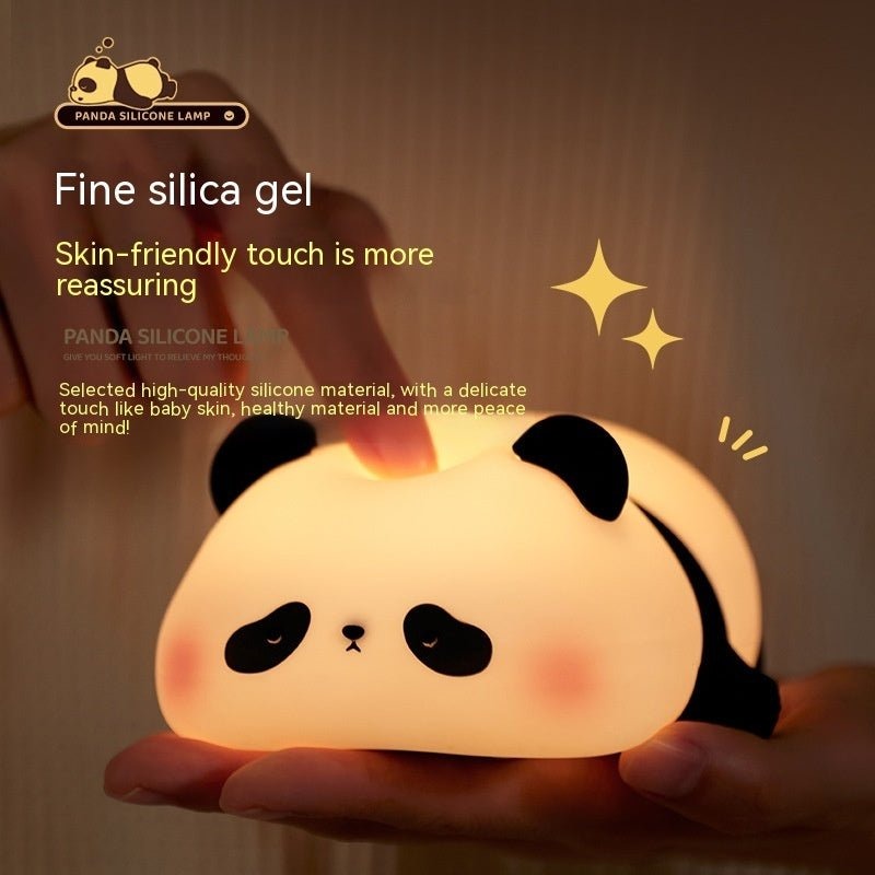 Silicone Panda Night Lamp – Cute LED Bedside Light