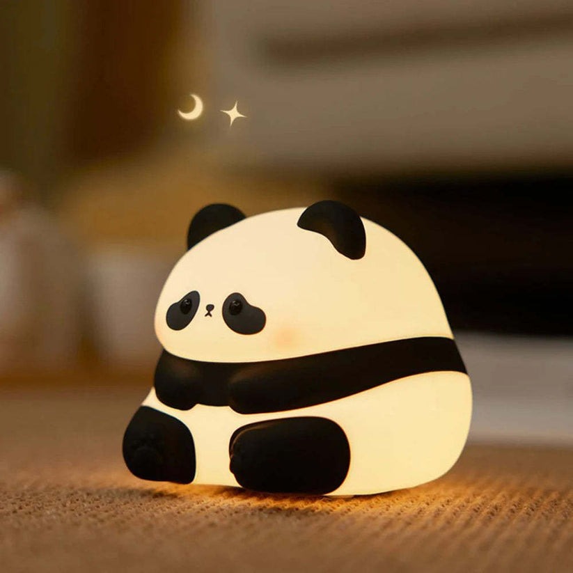 Silicone Panda Night Lamp – Cute LED Bedside Light