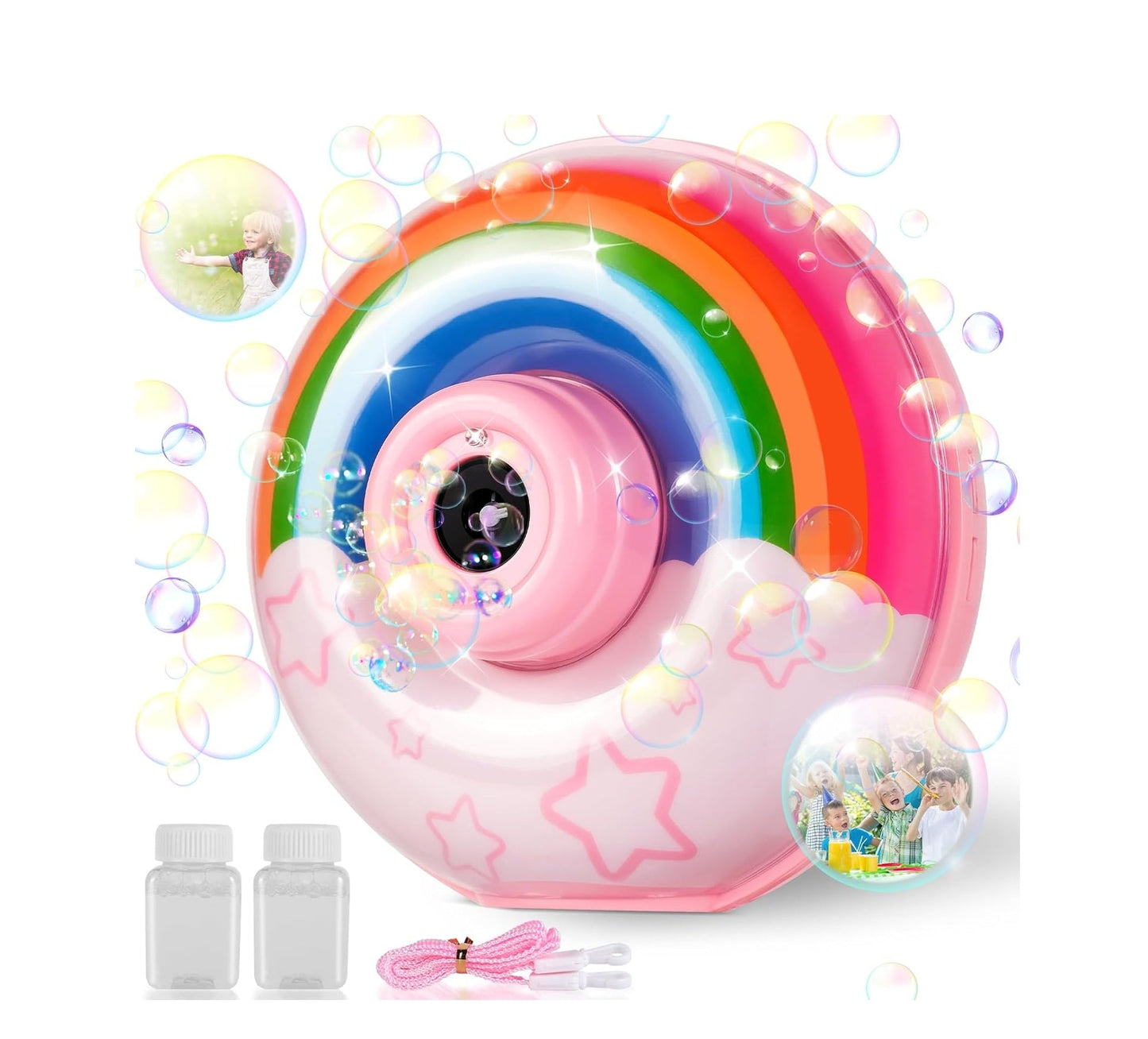 Rainbow Bubble Machine
