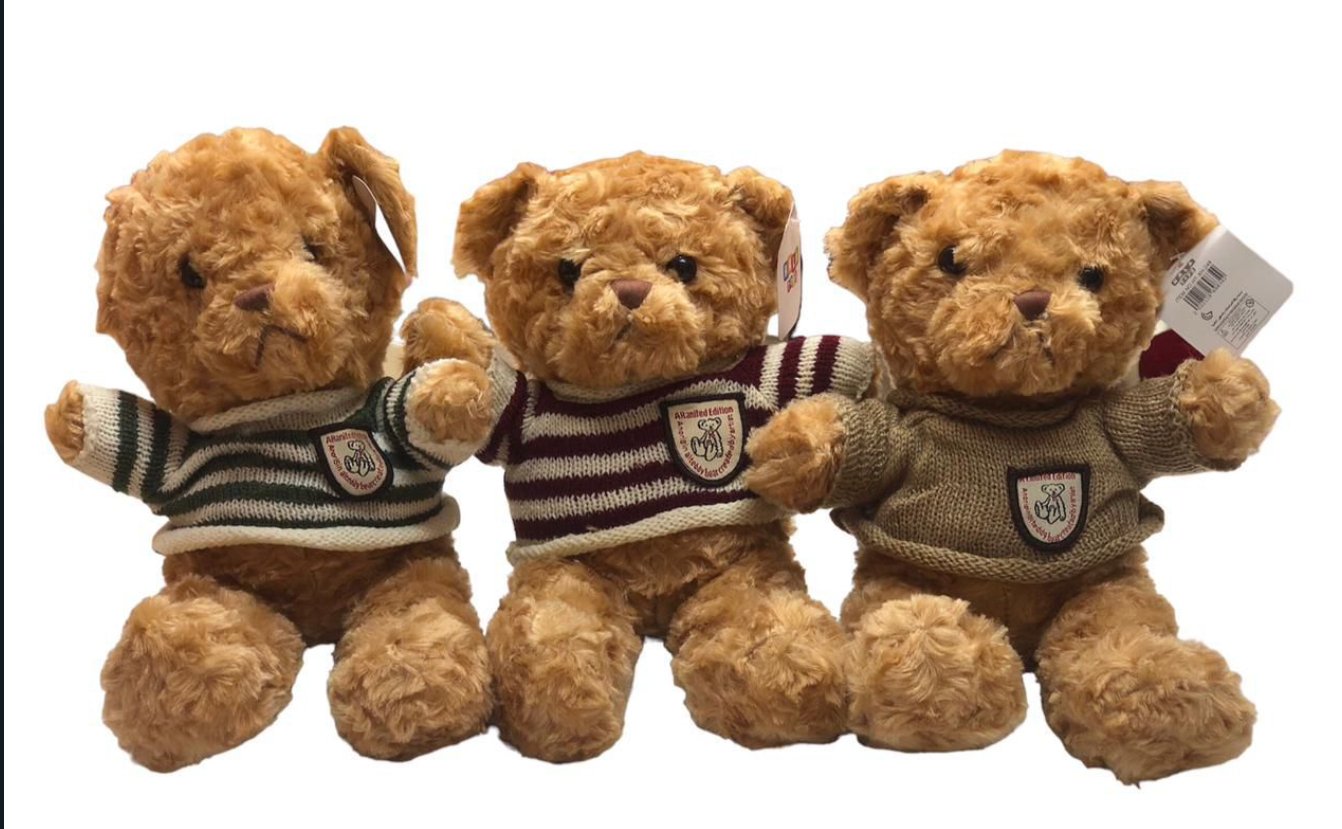 Soft T-shirt Teddy Bear (12pcs) ©