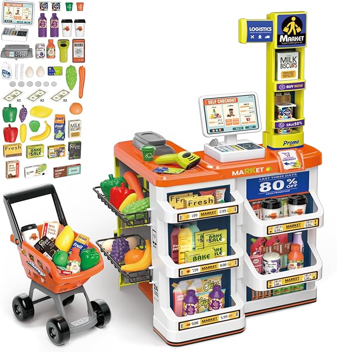 Supermarket Play Set for Kids