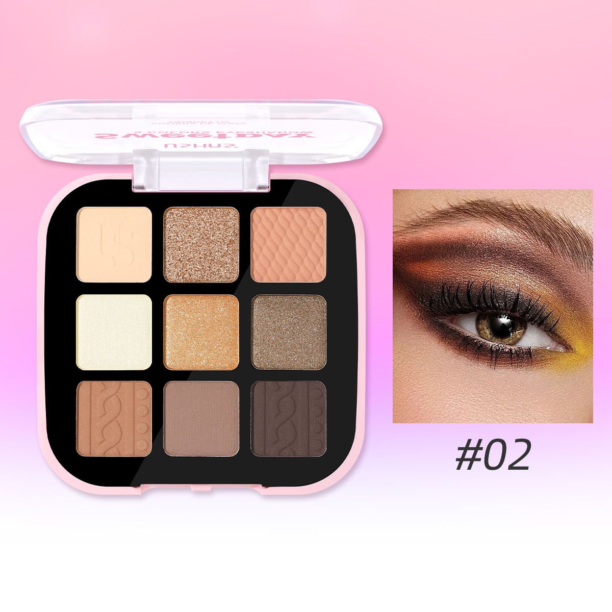 Ushas - Sweetday 9 Colors Eyeshadow (Original)