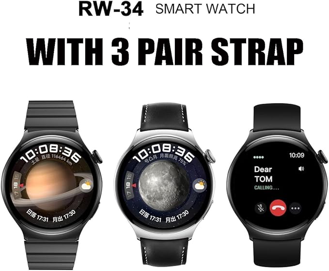 Watch 4 - RW-34 with 3 pairs strap ©