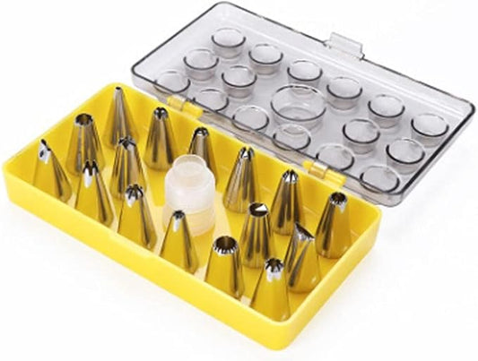 18 In 1 Cake Decorating Stainless Steel Nozzles (18pc)
