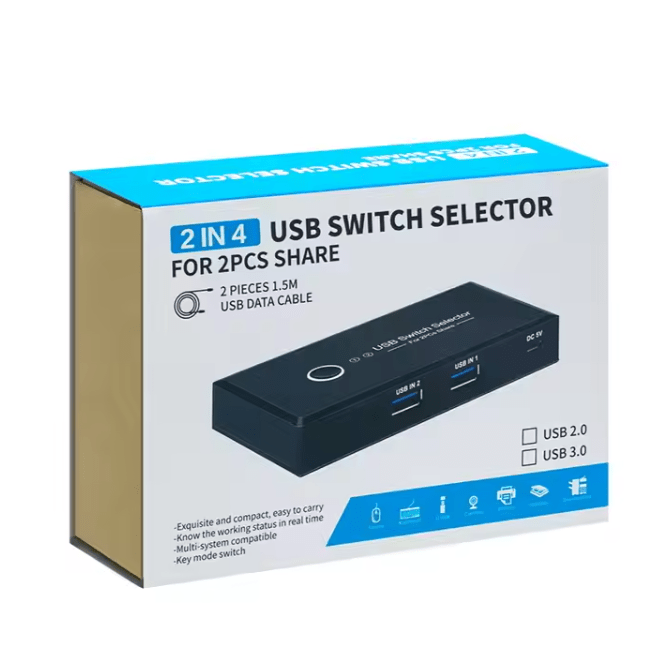 2-in-4 USB Switch Selector (USB 2.0)
