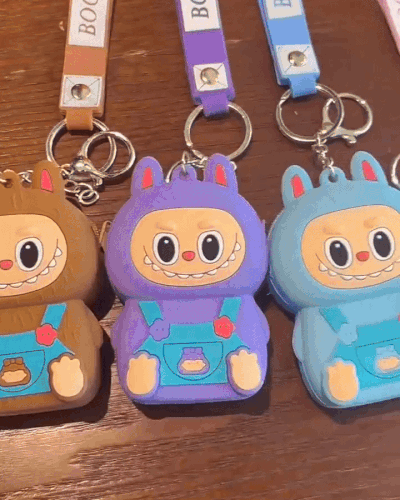 Labubu -  AirPods Case with Keychain Strap