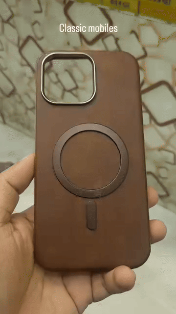 Compatible Leather-Style Phone Case