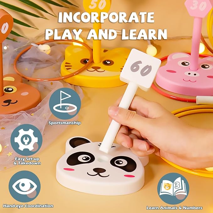 Animal Ring Toss Game