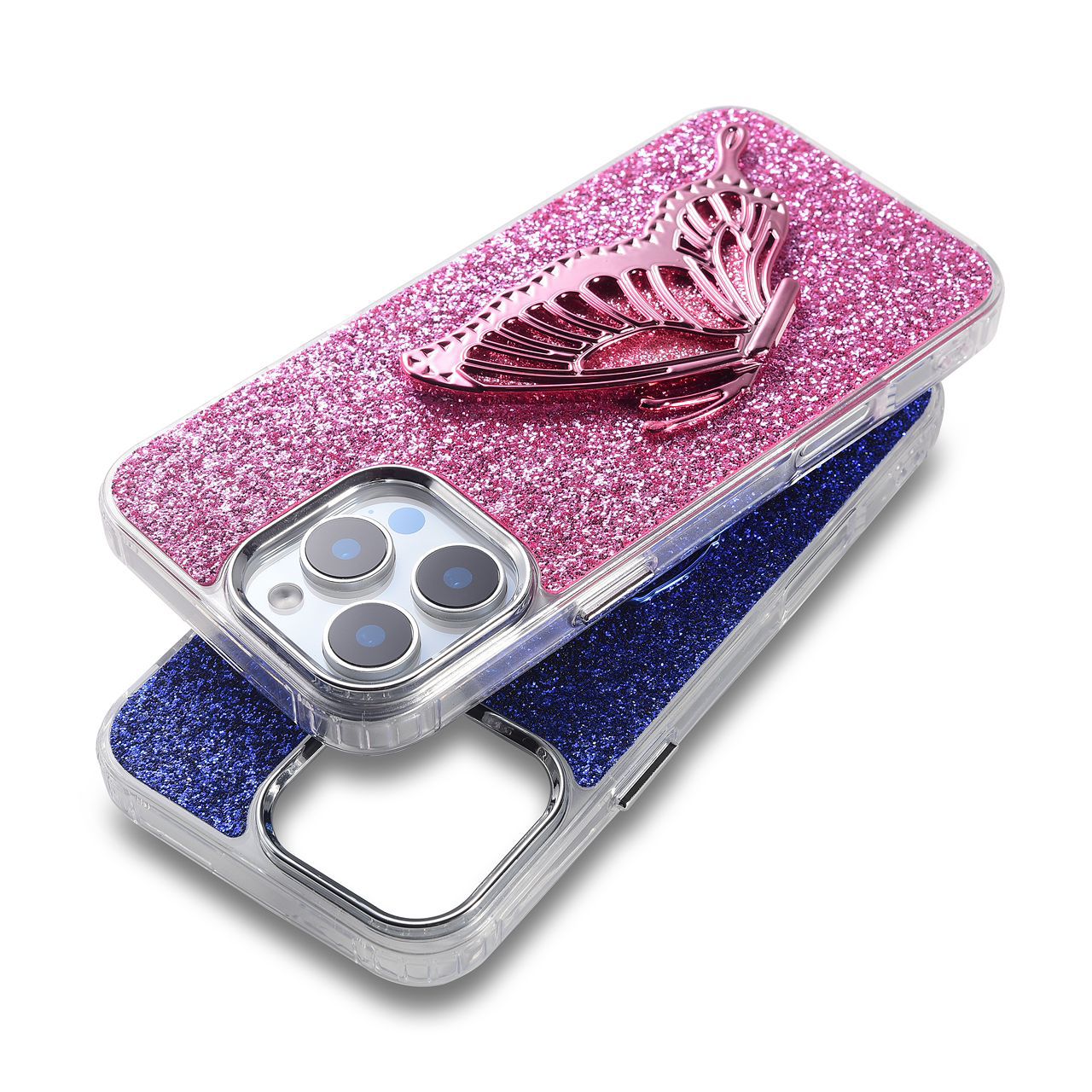 Butterfly Glitter Phone Case