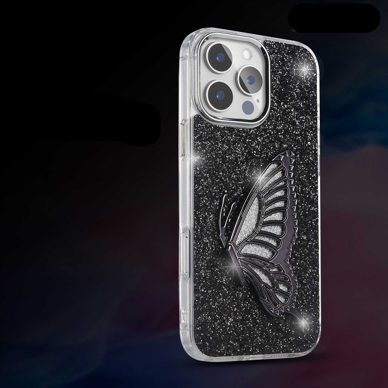 Butterfly Glitter Phone Case