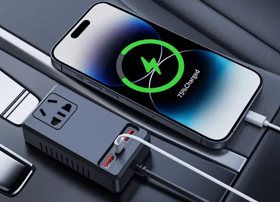 C12 - Intelligent Car Power Inverter with USB Ports