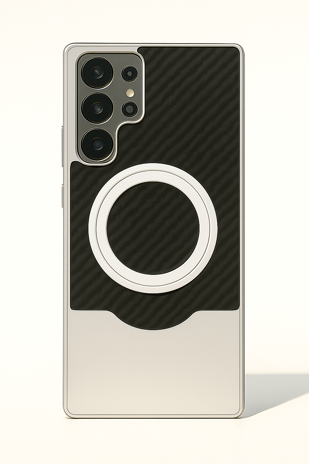 Carbon Fiber Magnetic Ring Case