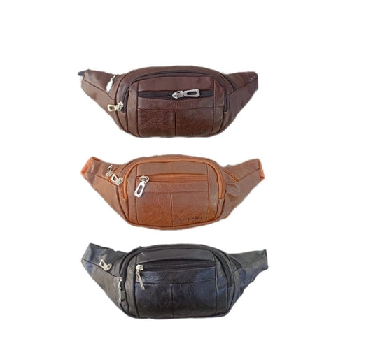 Casual Leather Waist Bag