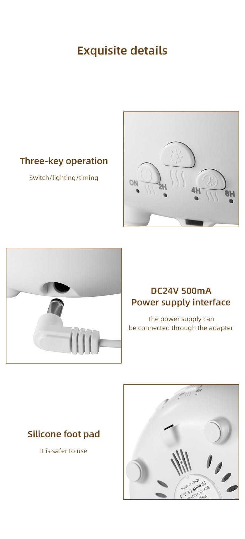 Colorful Raindrop Humidifier