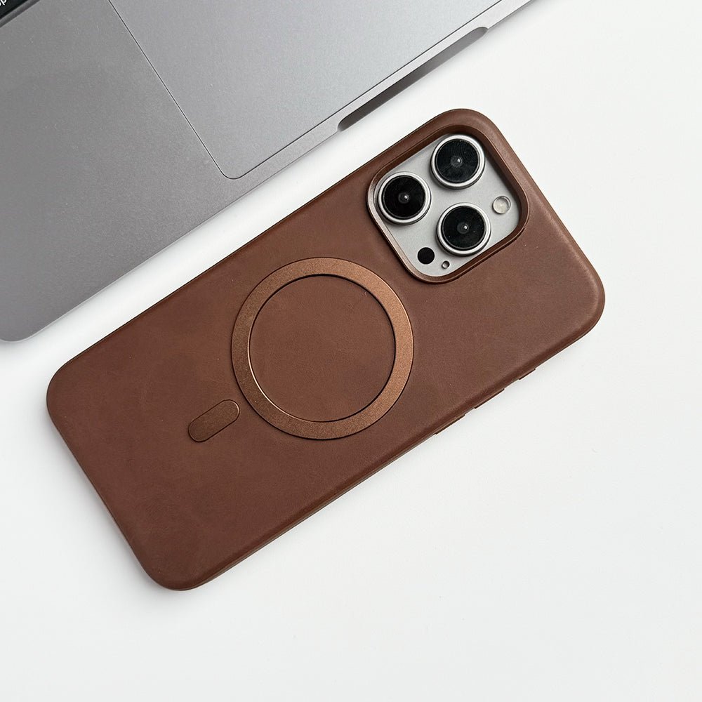 Compatible Leather-Style Phone Case