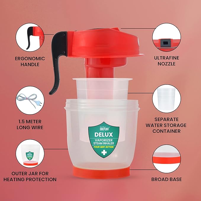 Crescent - Delux Vaporizer Steam Inhaler