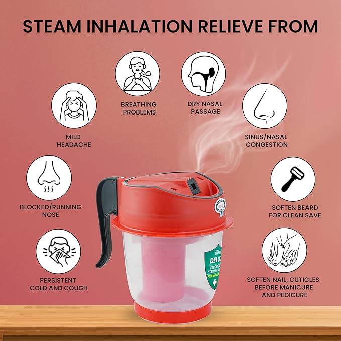 Crescent - Delux Vaporizer Steam Inhaler