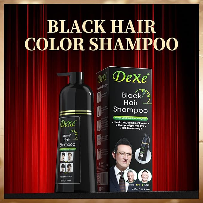 DEXE - Black Hair Color Shampoo (Original)