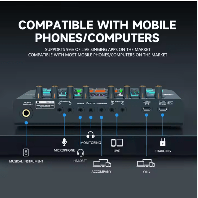 Digital Mixer Sound Card