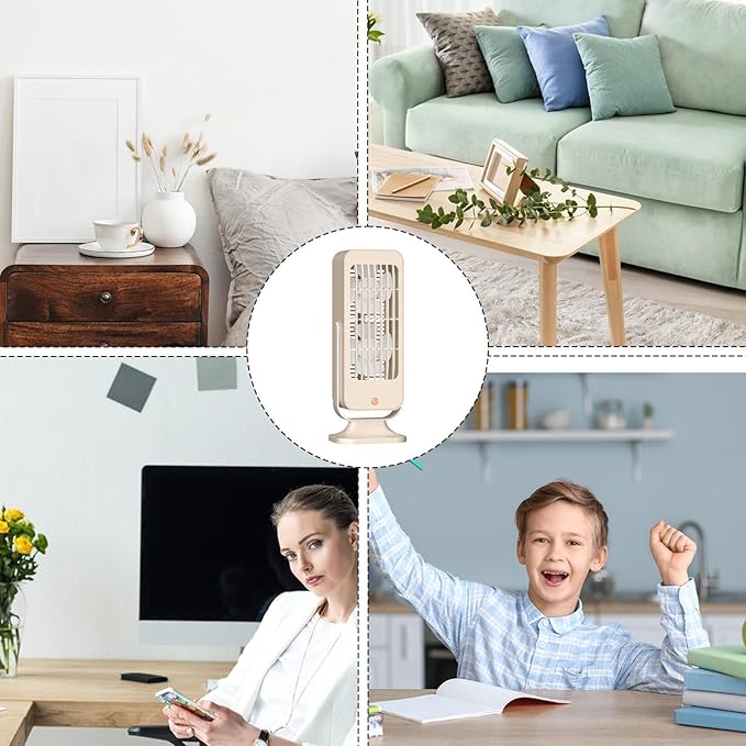 Double Blade Desktop Fan