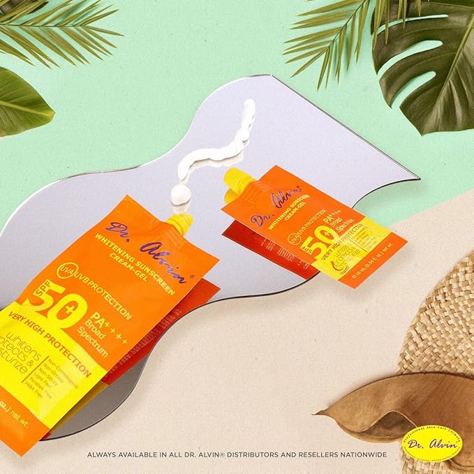Dr. Alvin - Whitening Sunscreen Cream-Gel SPF 50+ (Original)