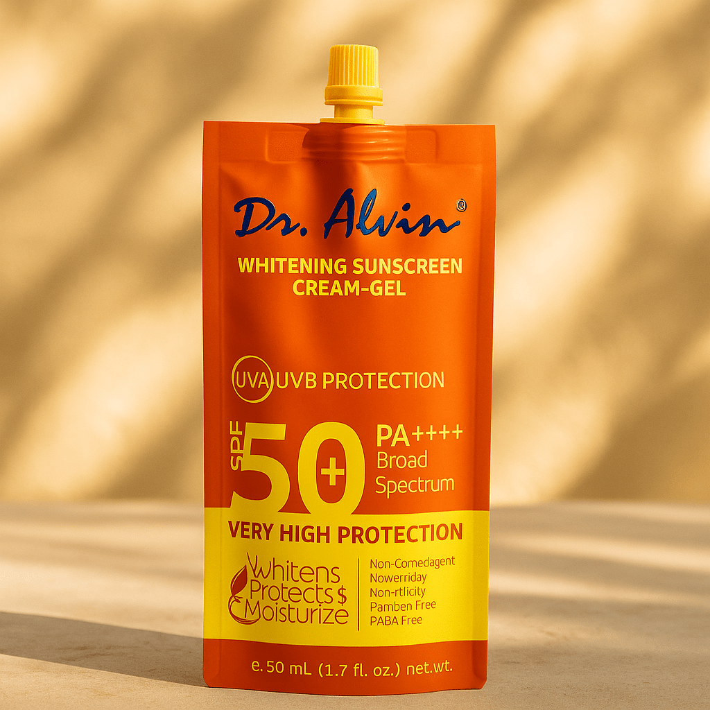 Dr. Alvin - Whitening Sunscreen Cream-Gel SPF 50+ (Original)