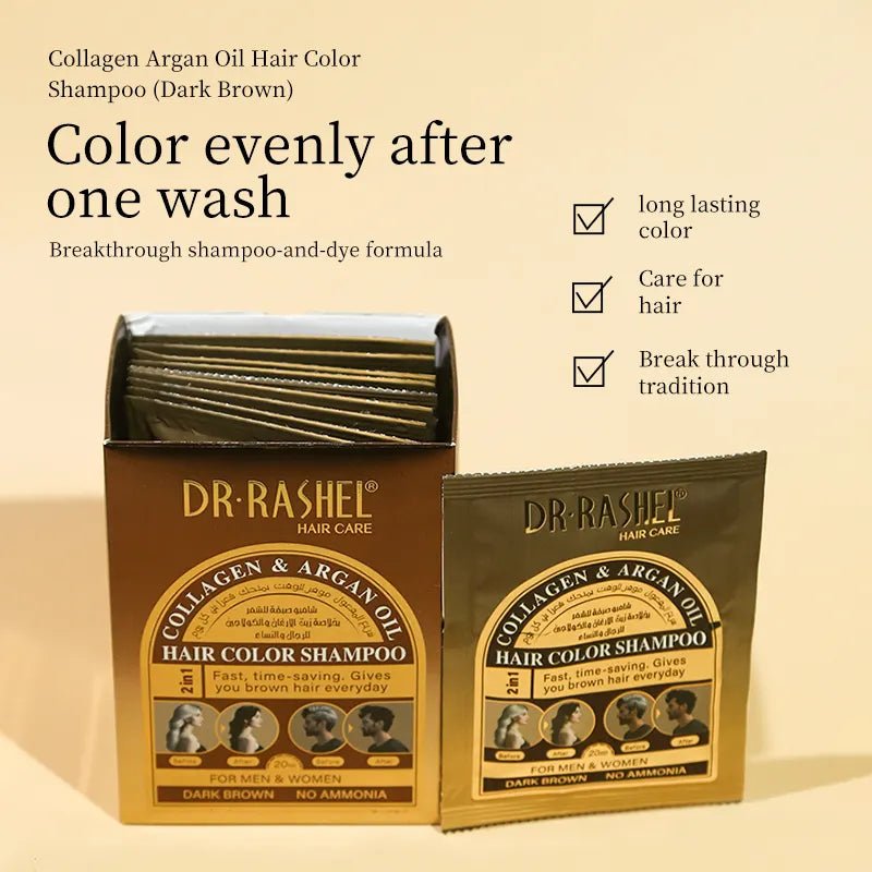 Dr Rashel - Collagen & Argan Oil Hair Color Shampoo (Original)