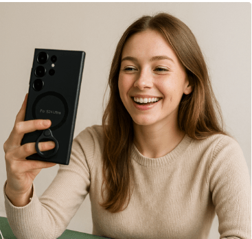 Exe Magnetic Ring Shockproof Case