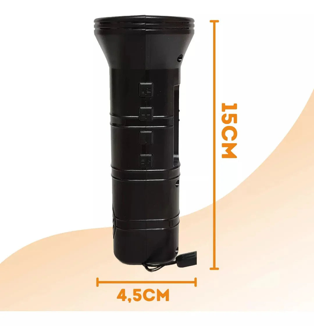 Flashlight Speaker Bluetooth Radio