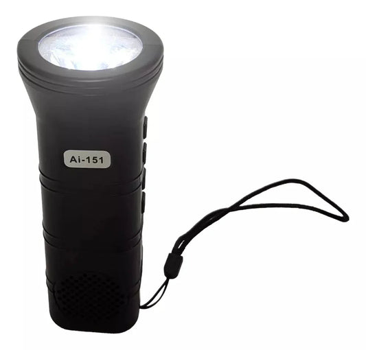 Flashlight Speaker Bluetooth Radio