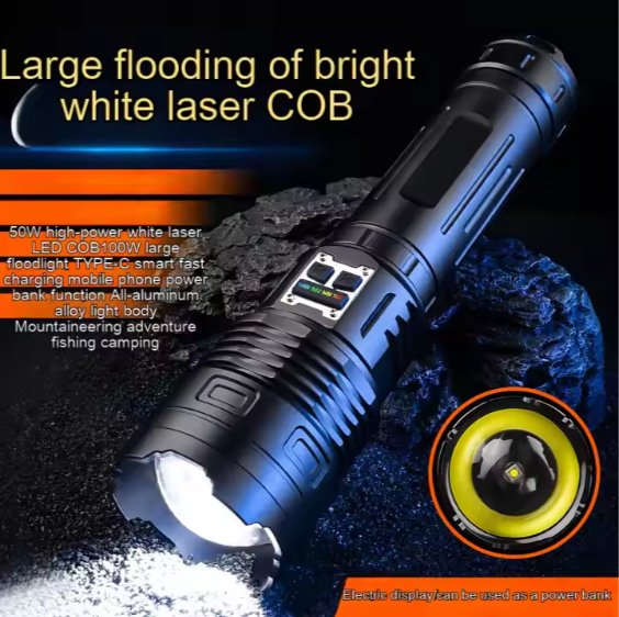 Flashlight With USB Port ©