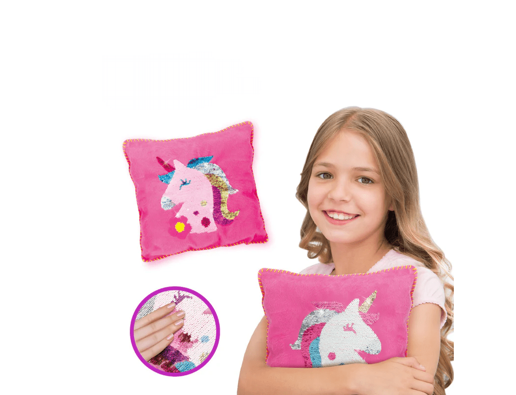 Girl Sequin Pillow