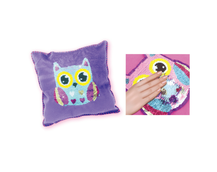 Girl Sequin Pillow