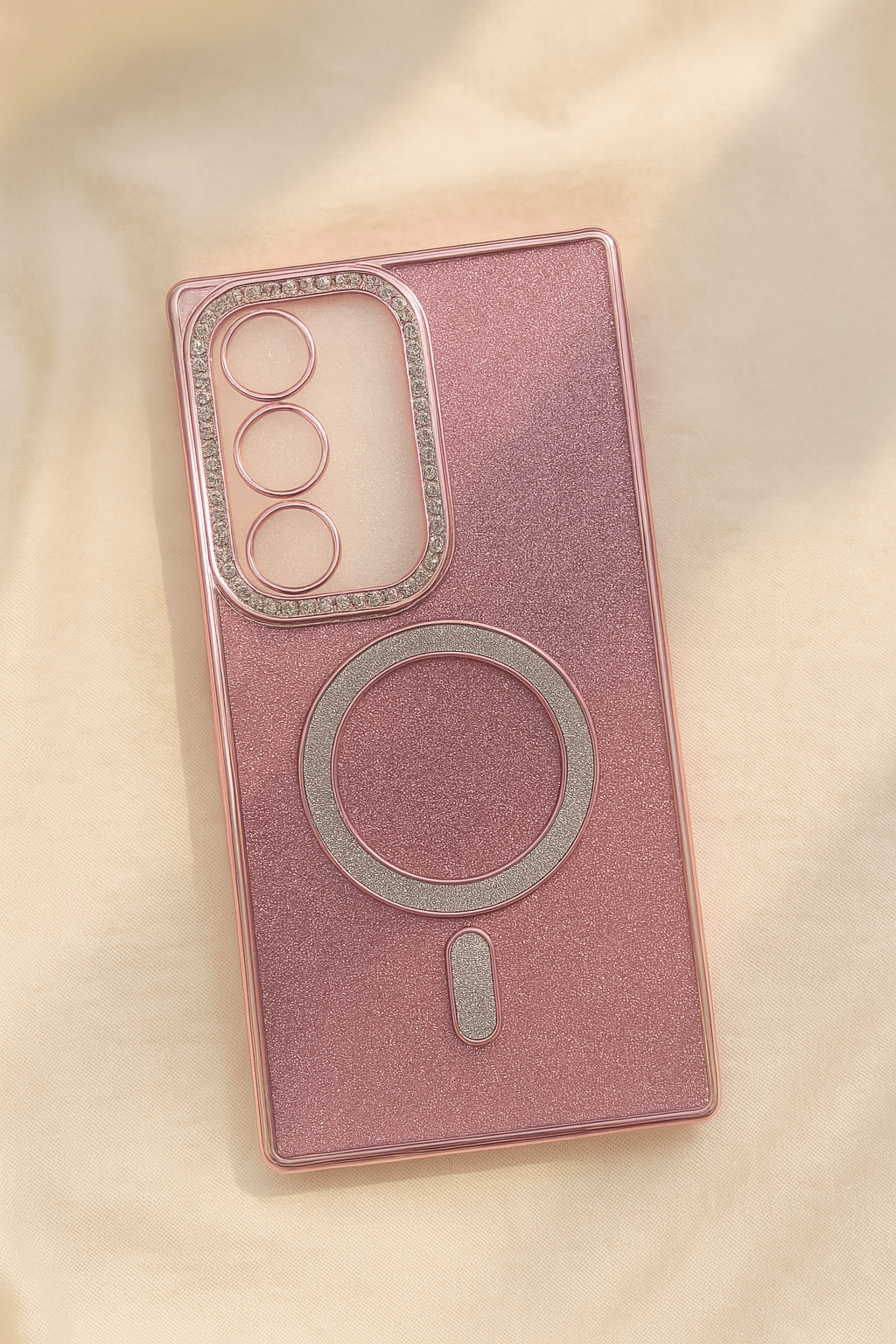 Glitter Magnetic Ring Mobile Case