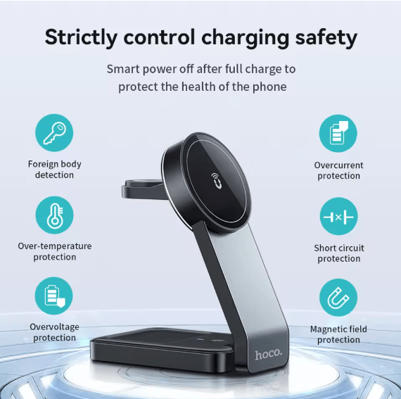 Hoco - 3-in-1 Magnetic Wireless Charger (CQ3)