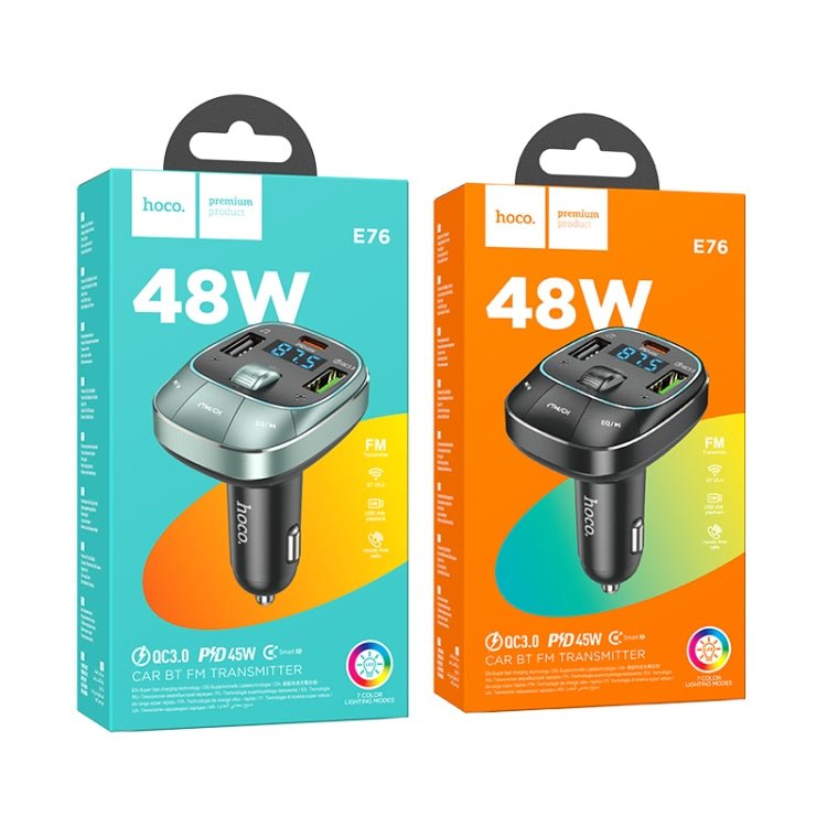 Hoco - Car BT FM Transmitter  (E76)