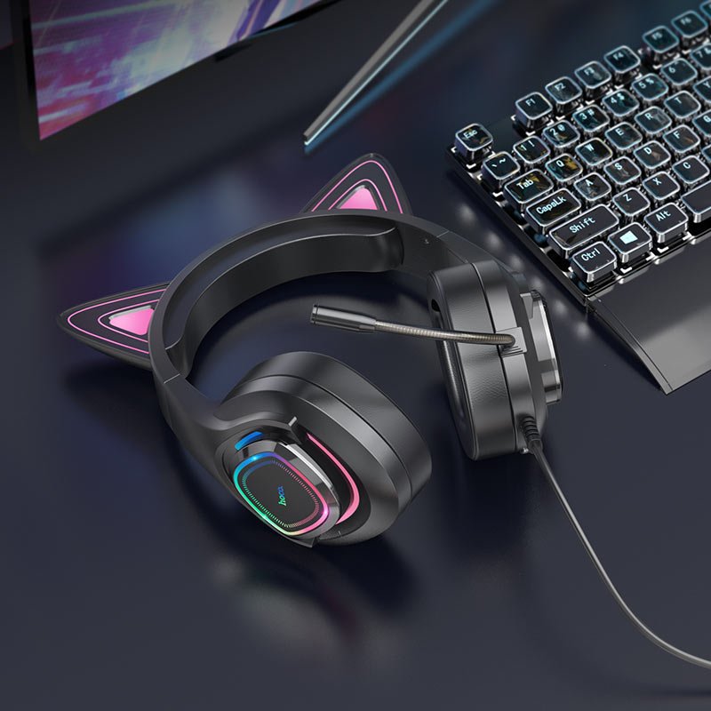 Hoco - Luminous Cat Gaming Headphone (W107)