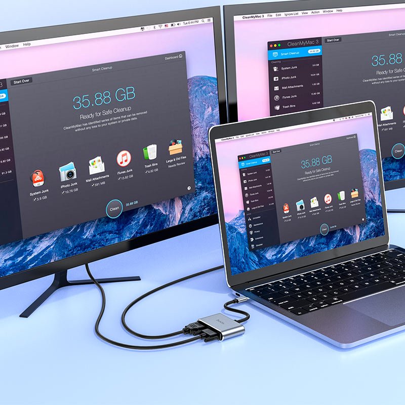 Hoco - Multifunctional Adapter (HB30)